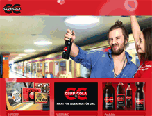 Tablet Screenshot of club-cola.de